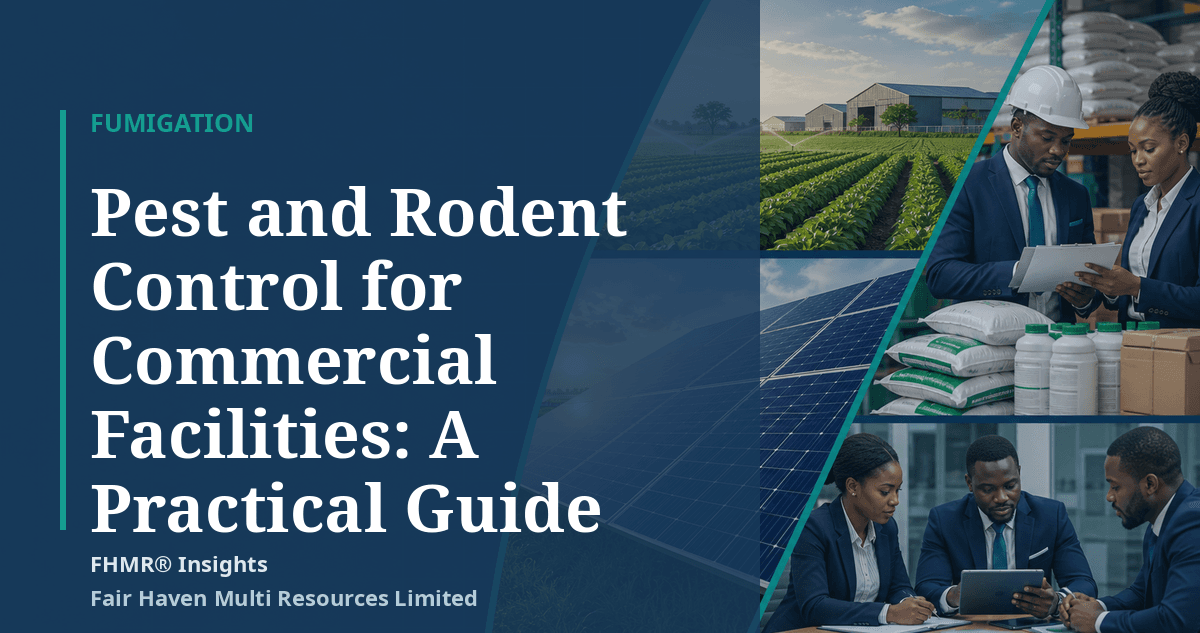 Pest and Rodent Control for Commercial Facilities: A Practical Guide
