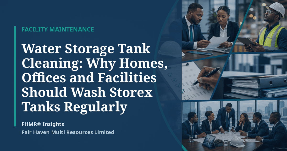 Water Storage Tank Cleaning: Why Homes, Offices and Facilities Should Wash Storex Tanks Regularly